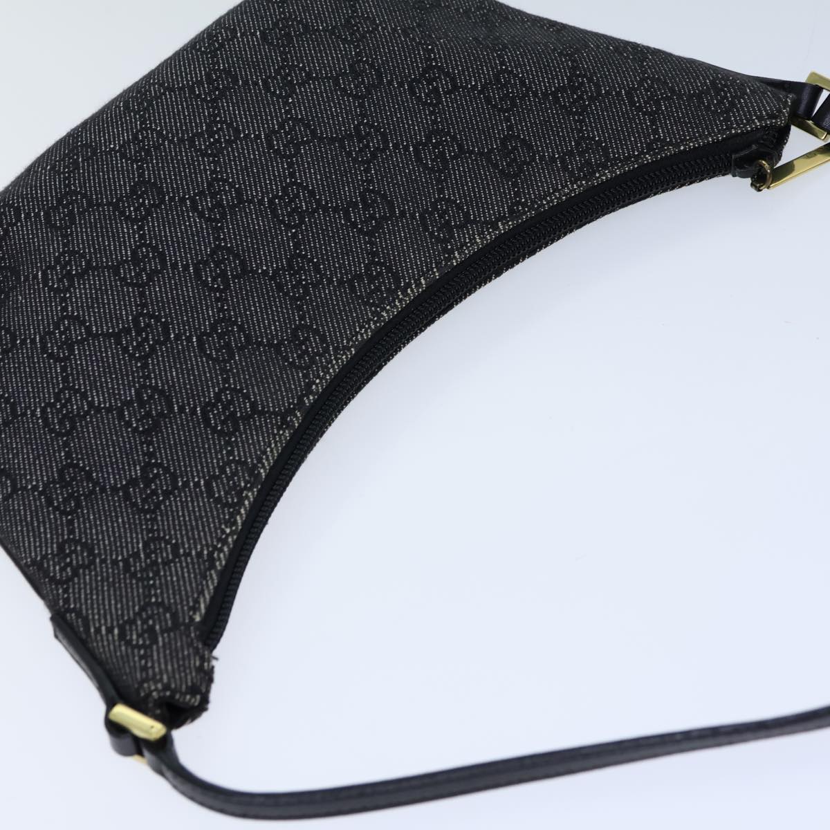GUCCI GG Canvas Hand Bag Black ep3704