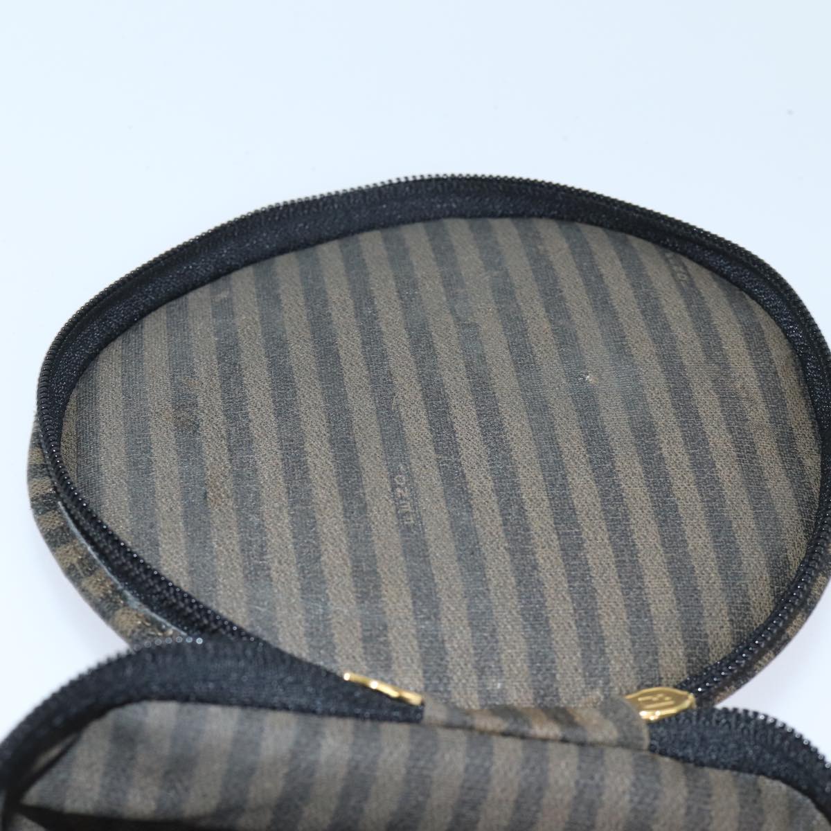 FENDI Vanity Hand Bag Nylon Brown ep3715
