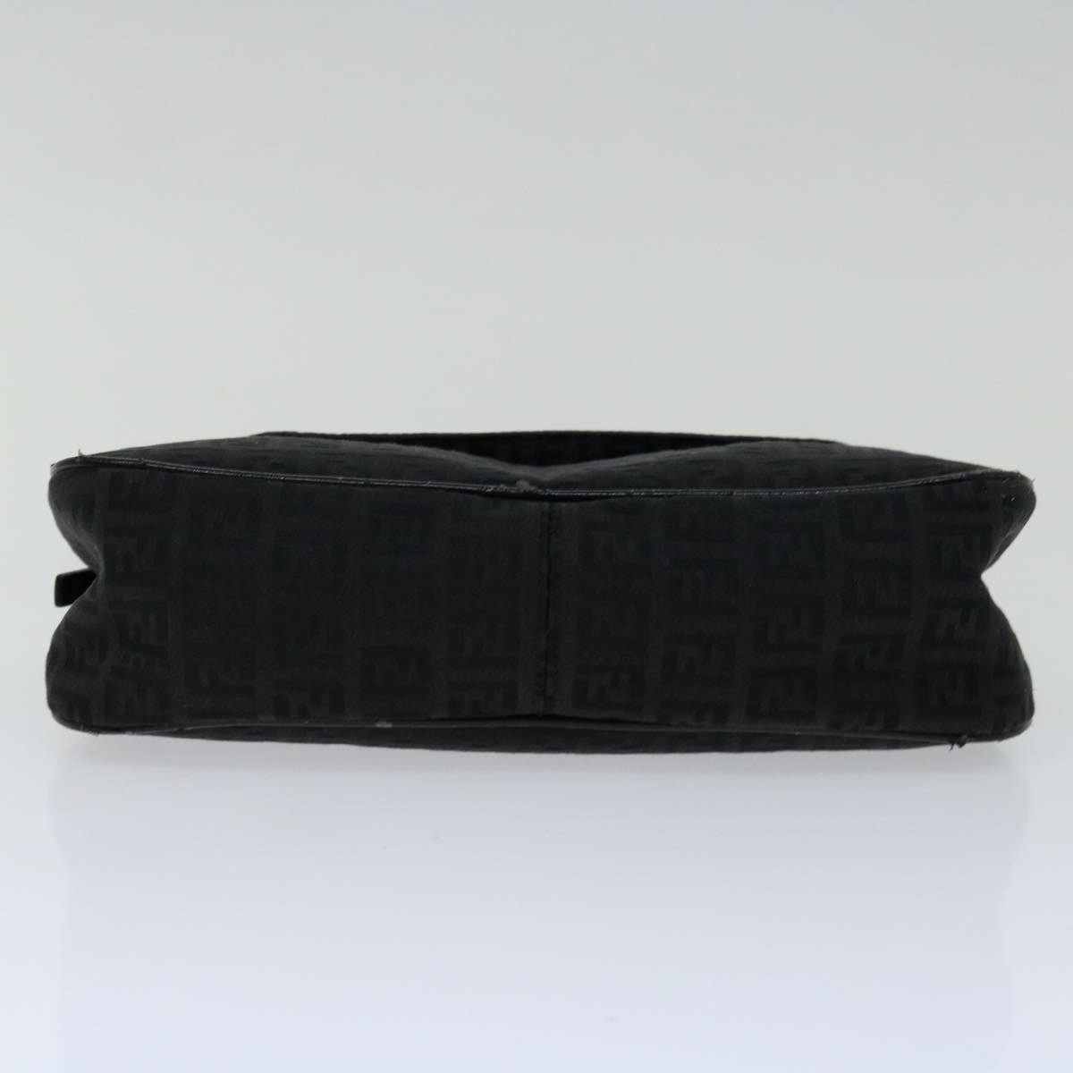 FENDI Zucchino Canvas Hand Bag Black ep3894