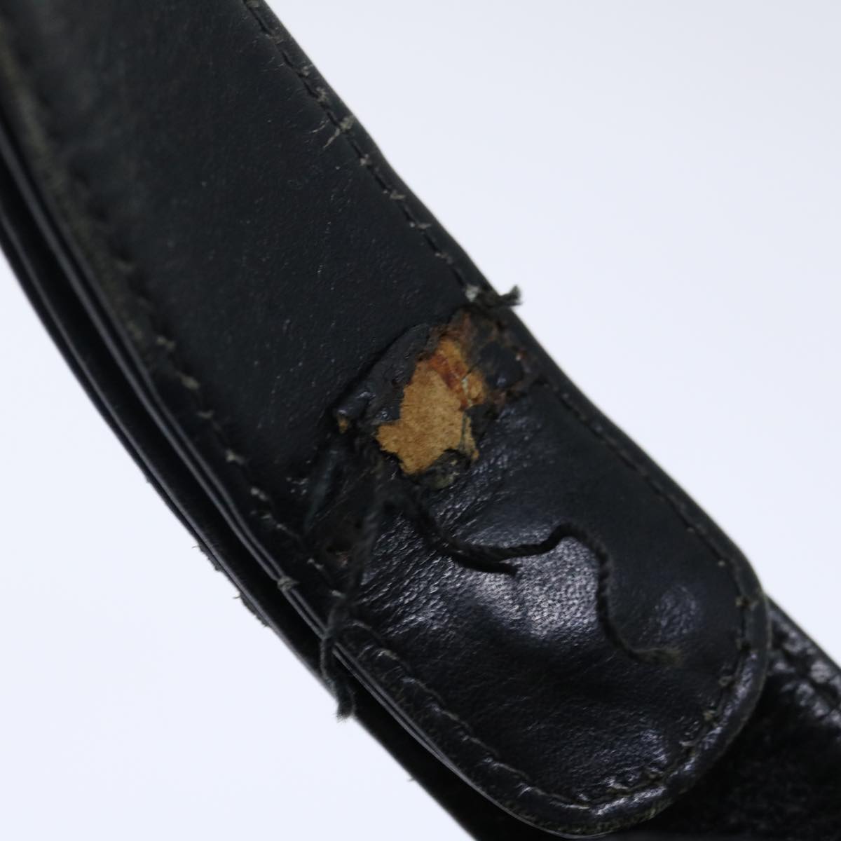 GUCCI Shoulder Bag Leather Black ep3958
