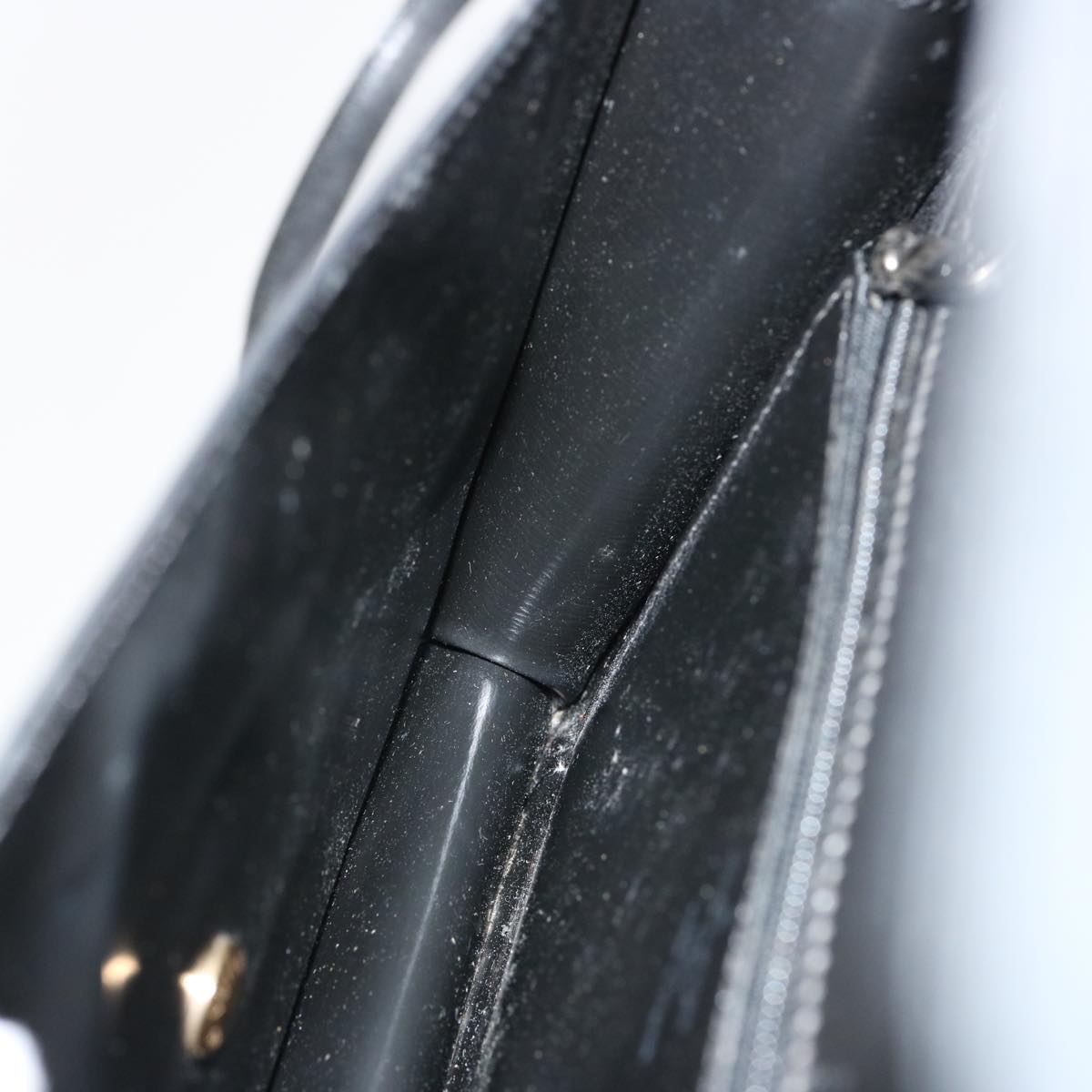 LOUIS VUITTON Epi Hublot Shoulder Bag Black Red M52557 LV ep3962