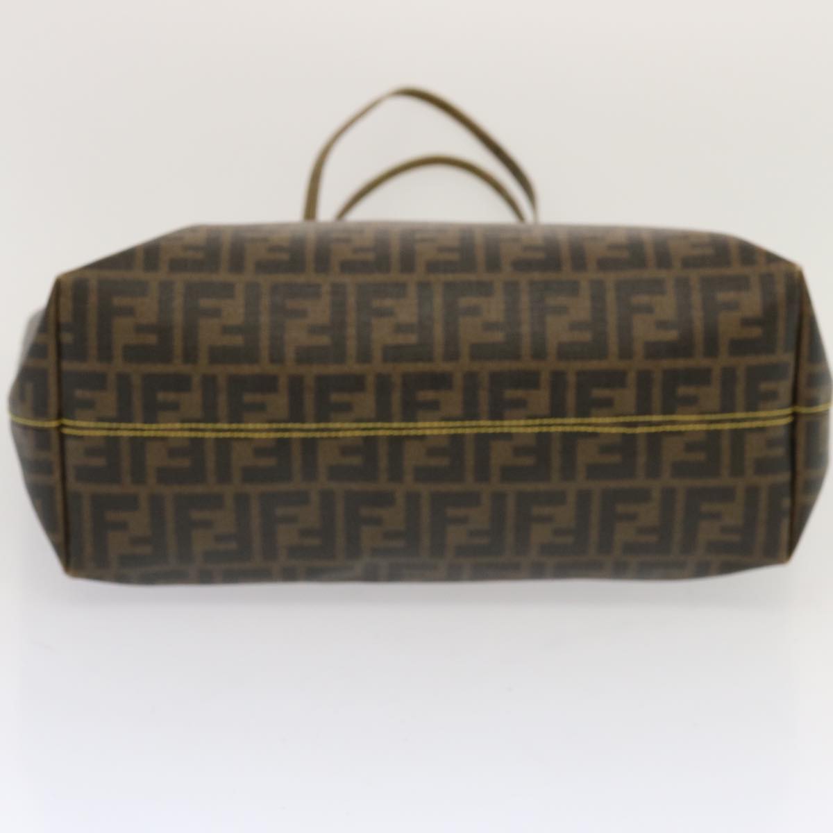 FENDI Zucca Canvas Tote Bag Black Brown ep3963