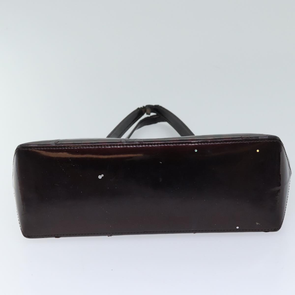 LOUIS VUITTON VernisRayure Wilshire PM Bag Pomme D'amour M91701 LV ep3967