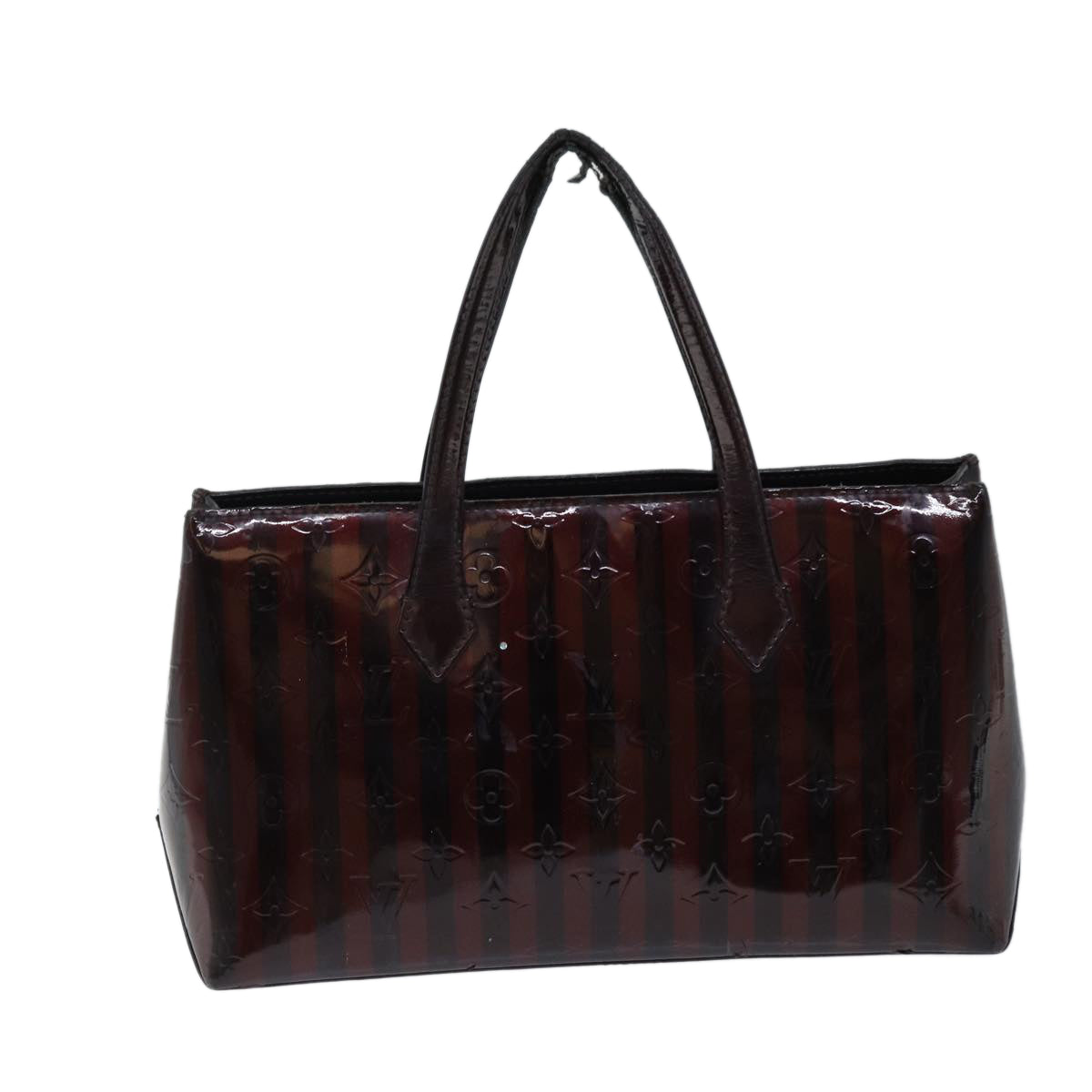 LOUIS VUITTON VernisRayure Wilshire PM Bag Pomme D'amour M91701 LV ep3967