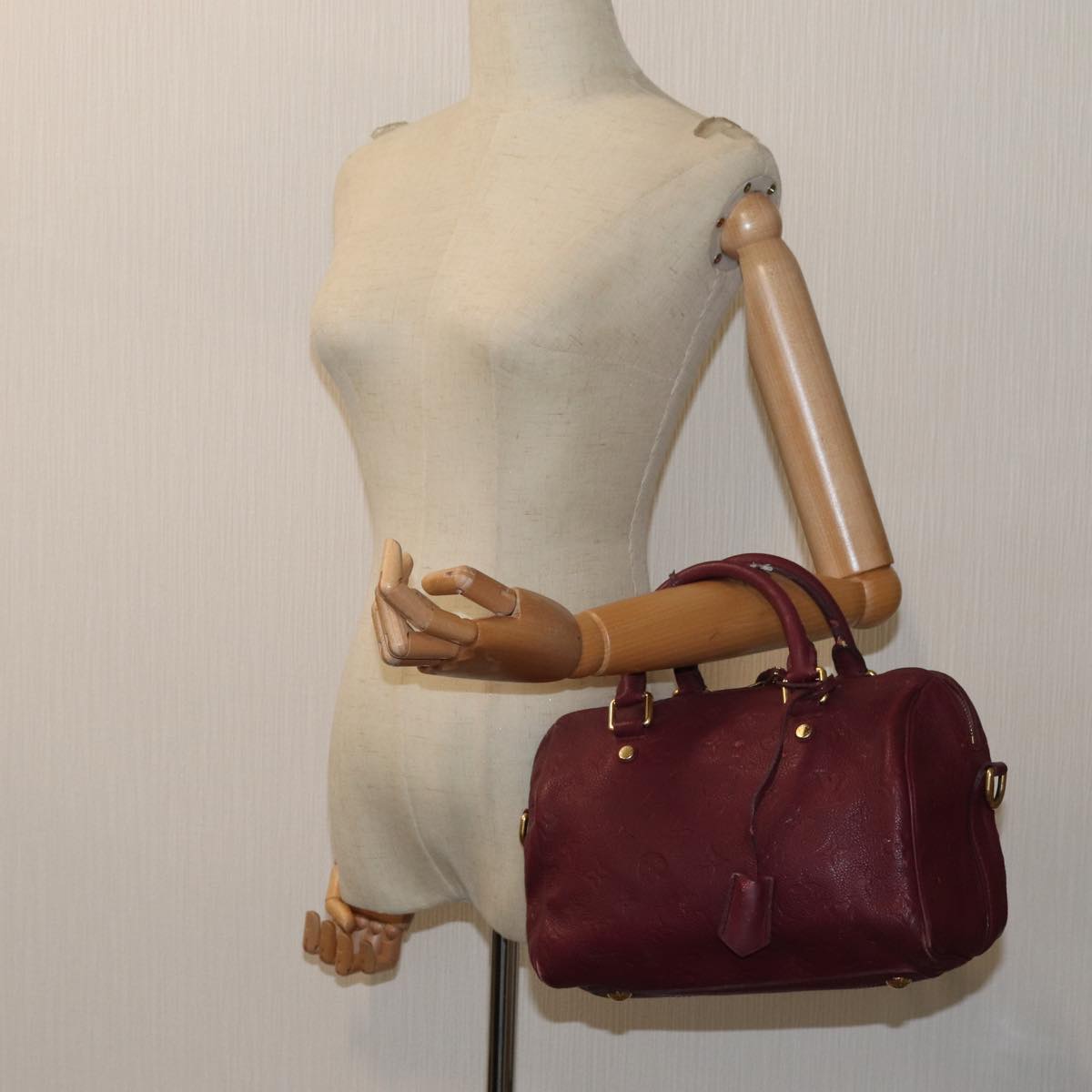 LOUIS VUITTON Empreinte Speedy Bandouliere 25 Bag 2way Oroll M40764 ep3968