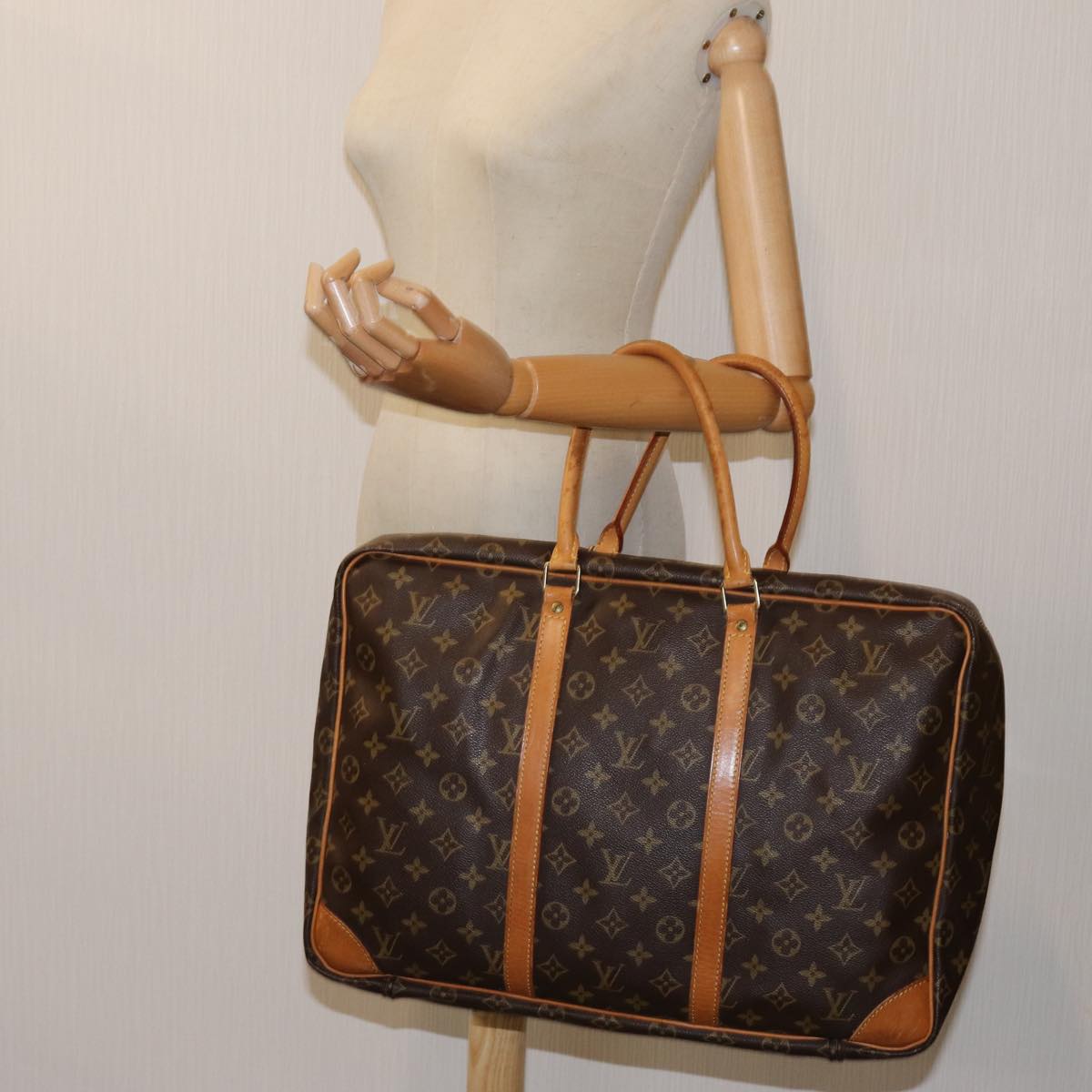 LOUIS VUITTON Monogram Sirius 45 Boston Bag M41408 LV ep3970