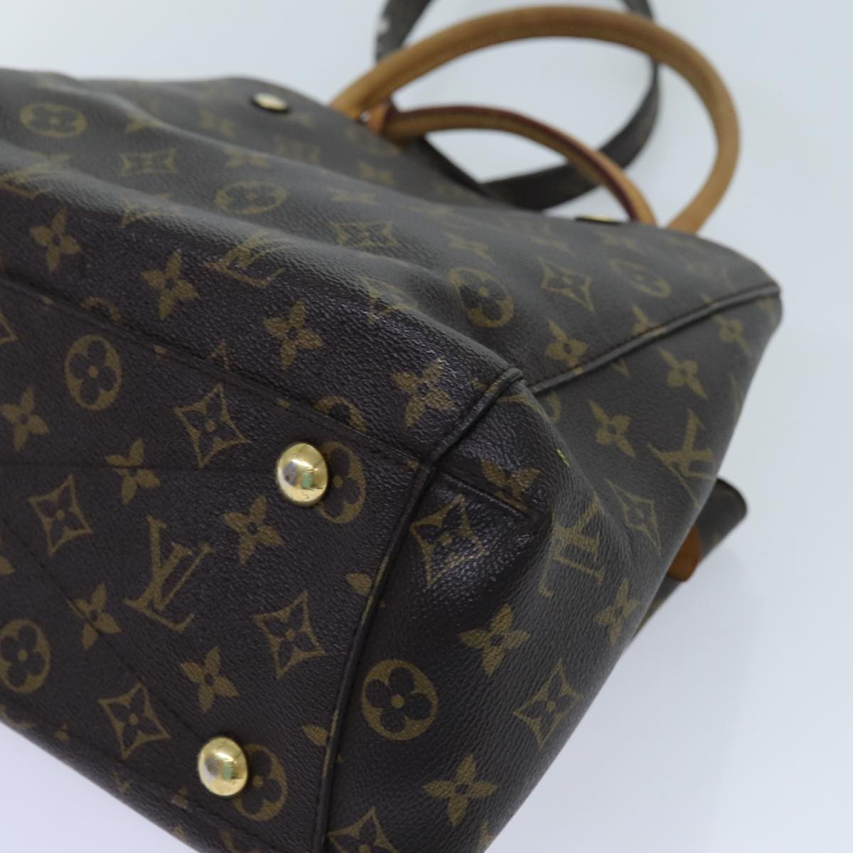 LOUIS VUITTON Monogram Montaigne MM Tote Bag 2way M41056 LV ep3973