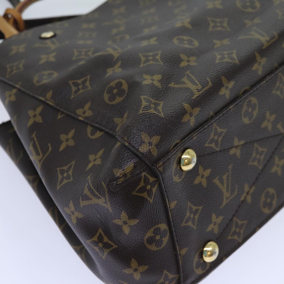 LOUIS VUITTON Monogram Montaigne MM Tote Bag 2way M41056 LV ep3973