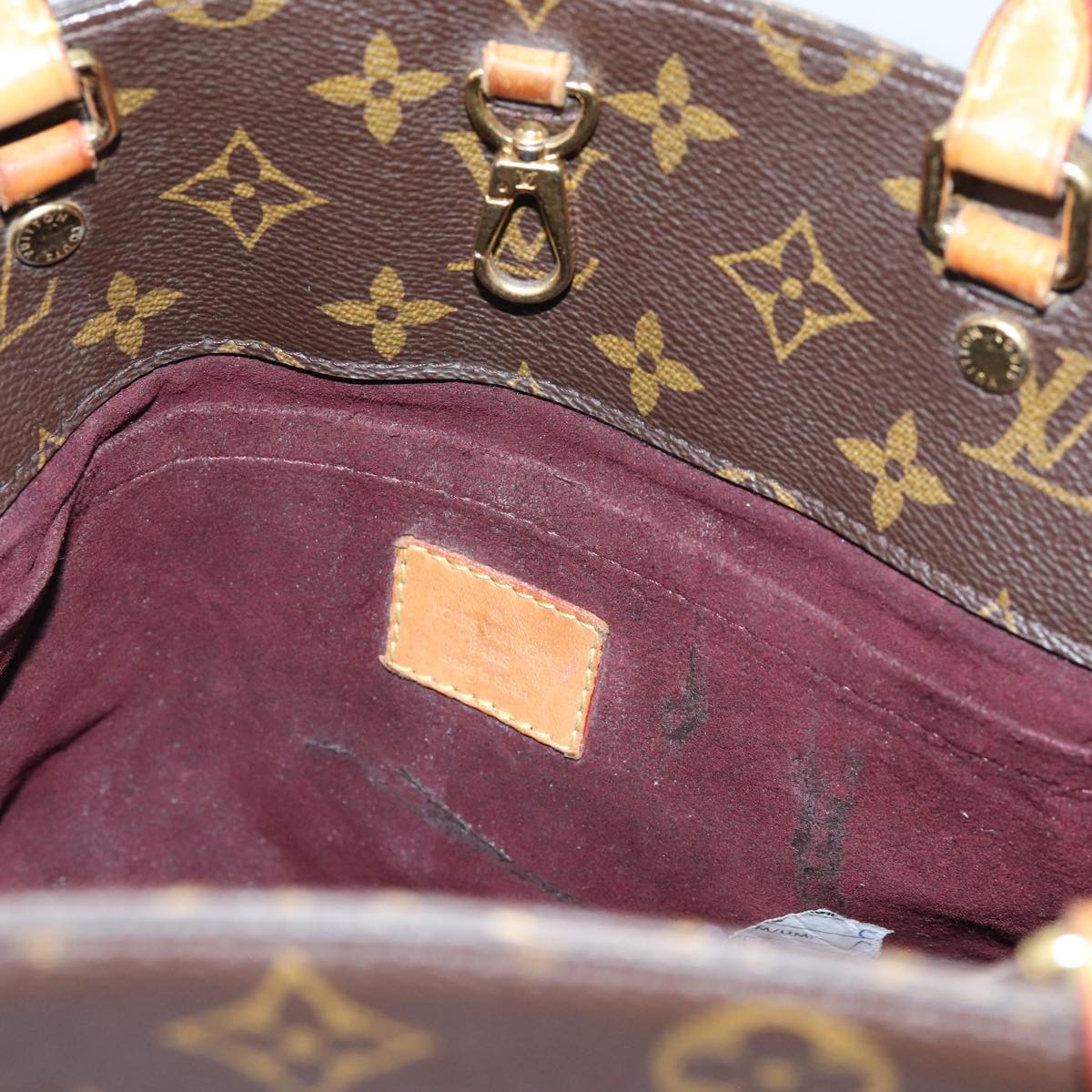 LOUIS VUITTON Monogram Montaigne MM Tote Bag 2way M41056 LV ep3973