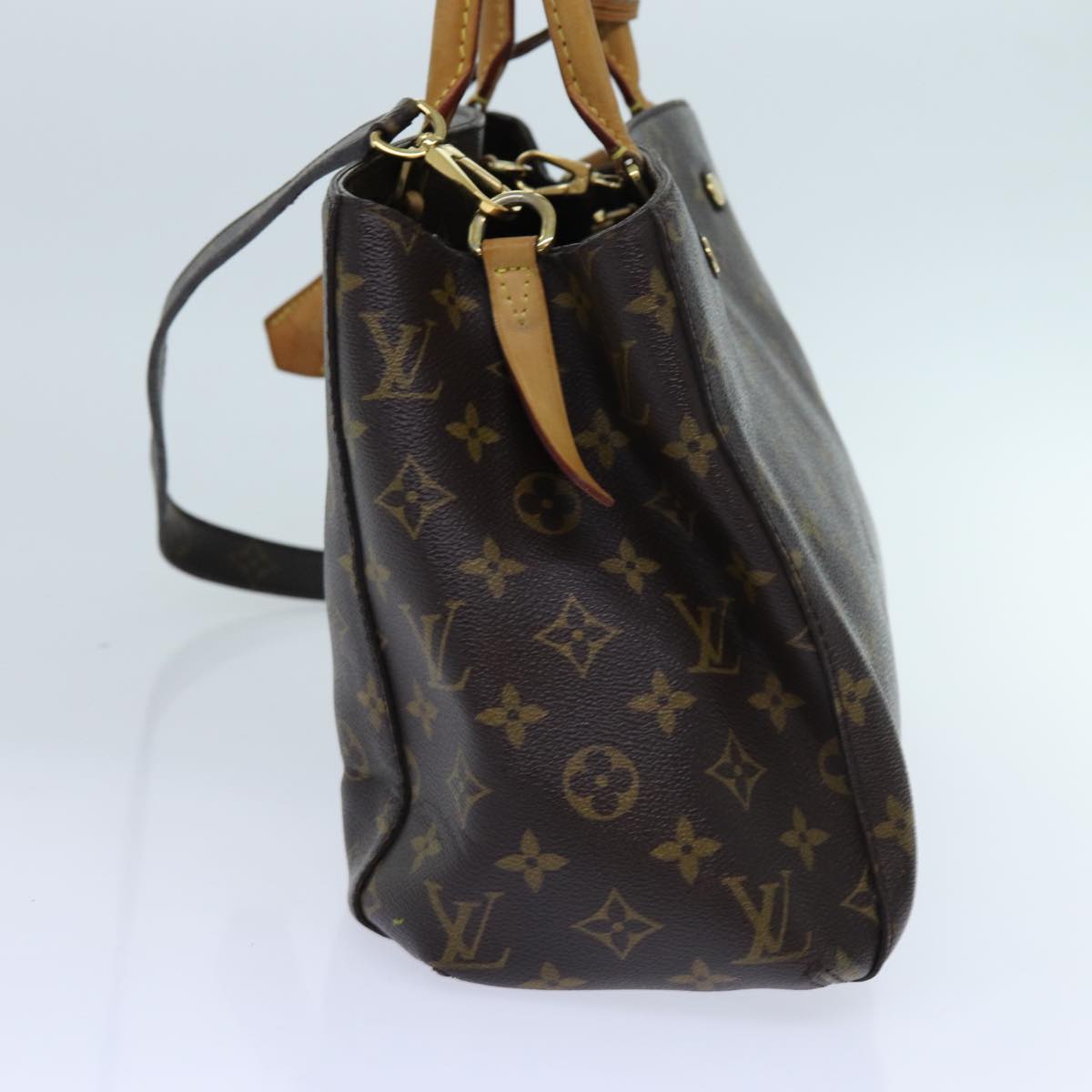 LOUIS VUITTON Monogram Montaigne MM Tote Bag 2way M41056 LV ep3973