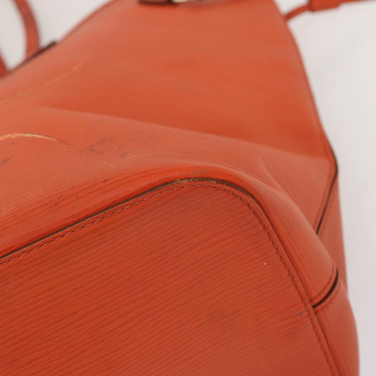 LOUIS VUITTON Epi Neverfull MM Tote Bag Orange Pimon M40884 LV ep3975