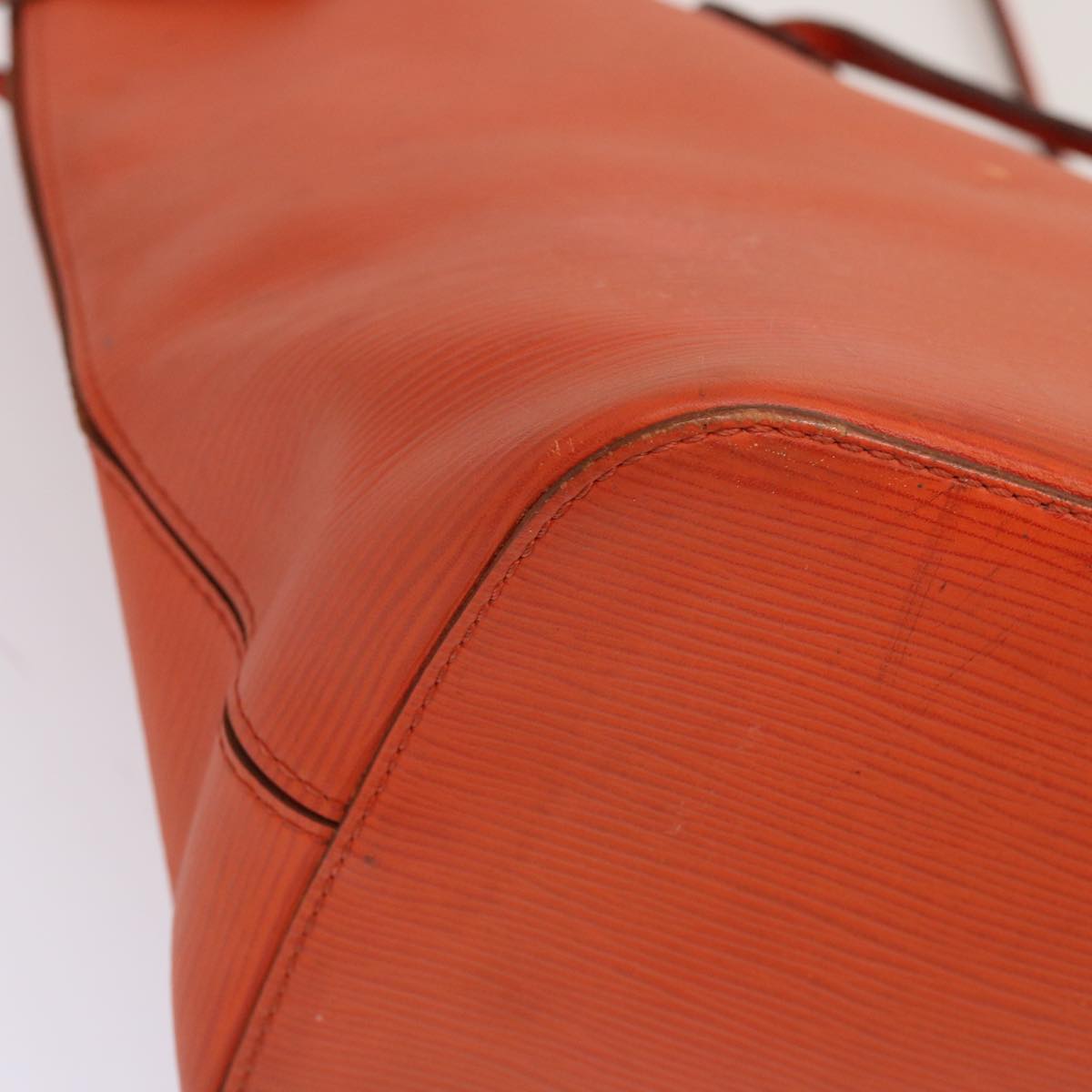 LOUIS VUITTON Epi Neverfull MM Tote Bag Orange Pimon M40884 LV ep3975