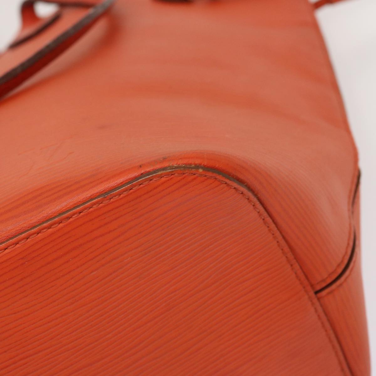 LOUIS VUITTON Epi Neverfull MM Tote Bag Orange Pimon M40884 LV ep3975