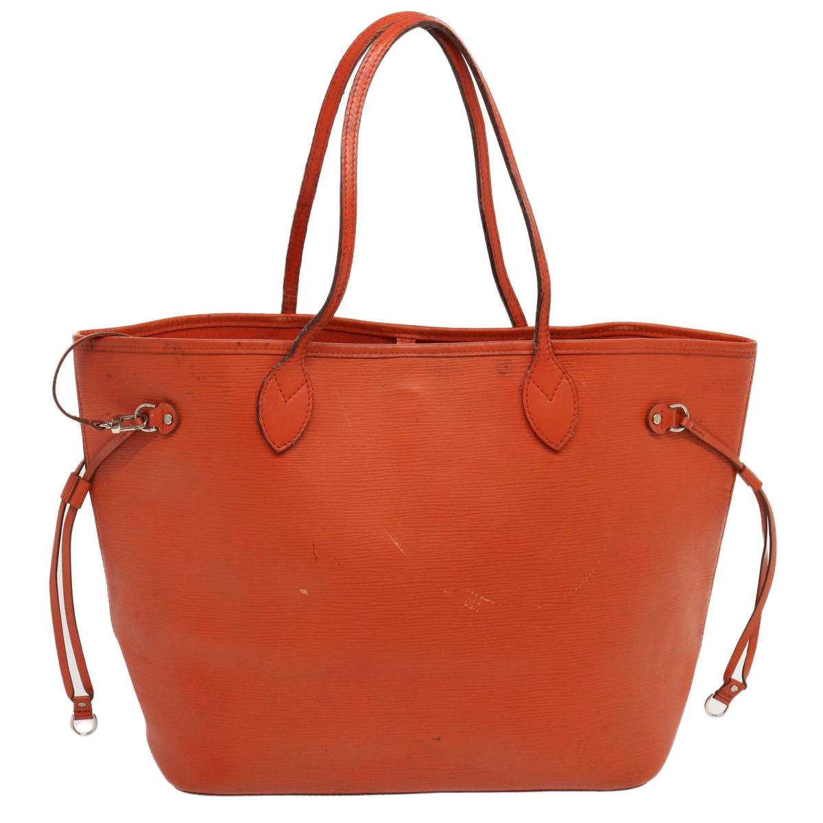 LOUIS VUITTON Epi Neverfull MM Tote Bag Orange Pimon M40884 LV ep3975