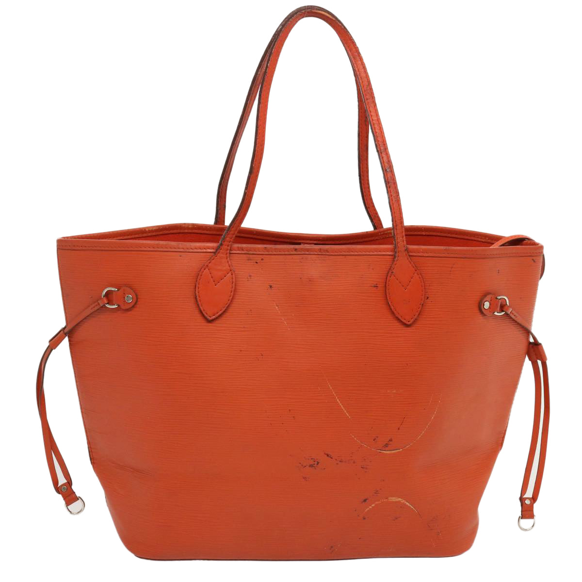 LOUIS VUITTON Epi Neverfull MM Tote Bag Orange Pimon M40884 LV ep3975