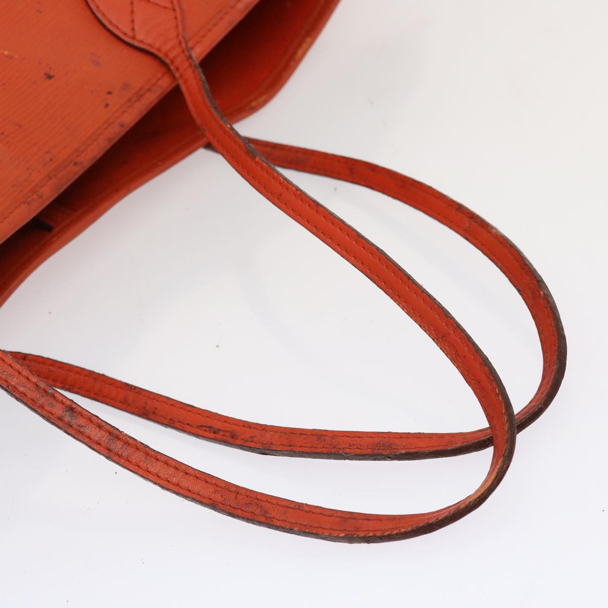 LOUIS VUITTON Epi Neverfull MM Tote Bag Orange Pimon M40884 LV ep3975