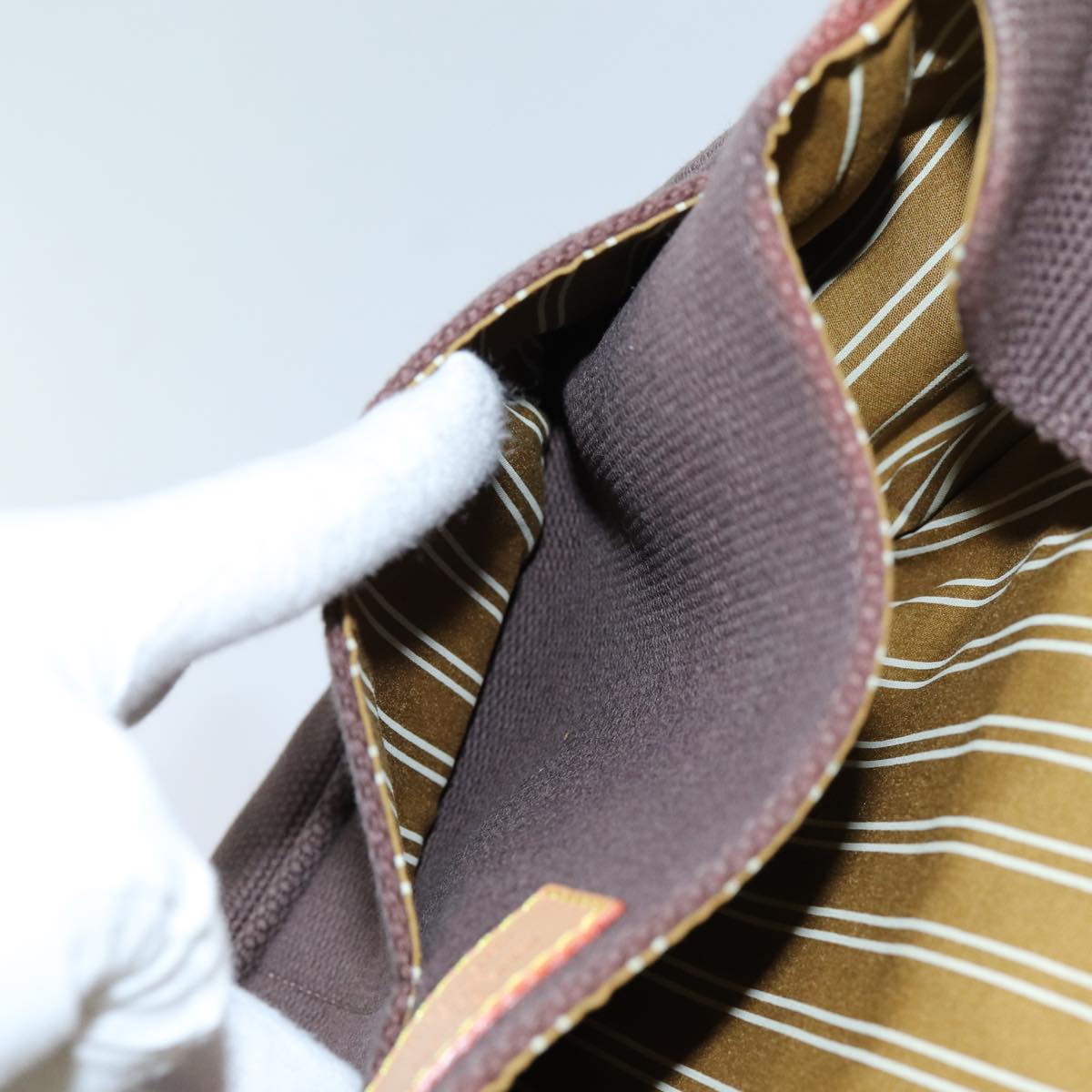 LOUIS VUITTON Antigua Buzzus PM Shoulder Bag Brown M40080 LV ep4010