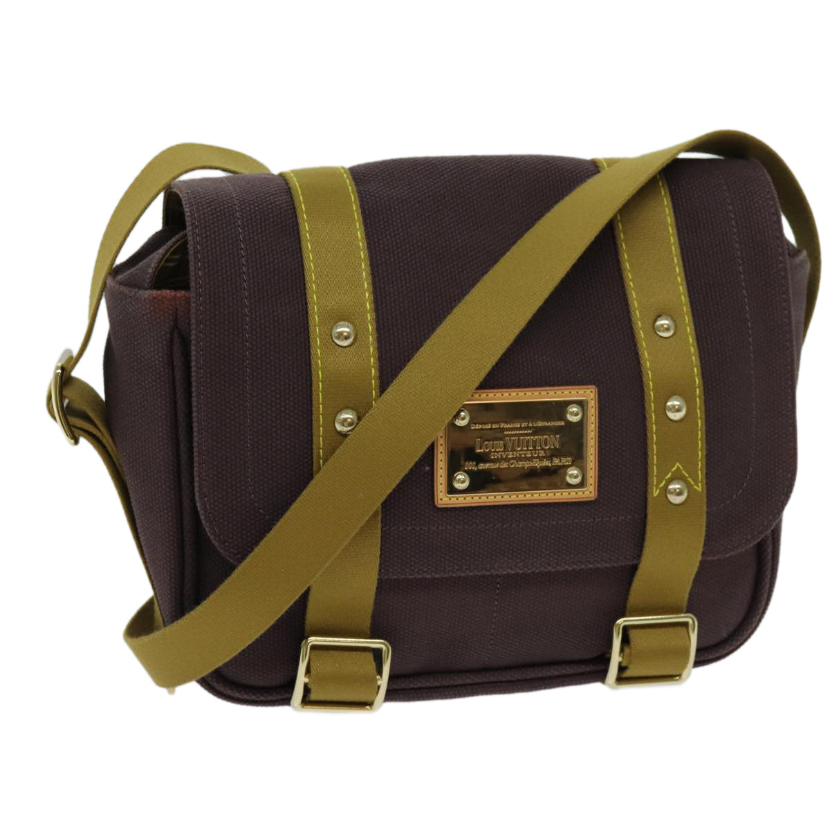LOUIS VUITTON Antigua Buzzus PM Shoulder Bag Brown M40080 LV ep4010