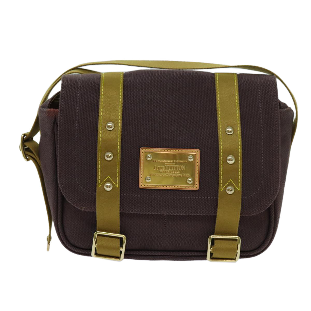 LOUIS VUITTON Antigua Buzzus PM Shoulder Bag Brown M40080 LV ep4010