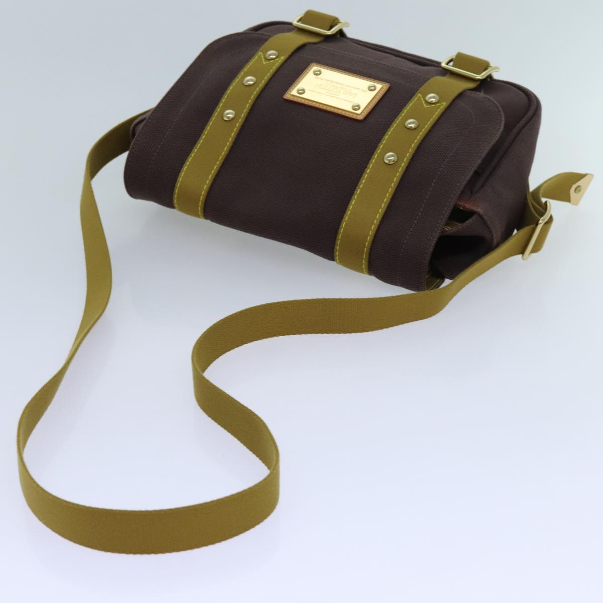 LOUIS VUITTON Antigua Buzzus PM Shoulder Bag Brown M40080 LV ep4010