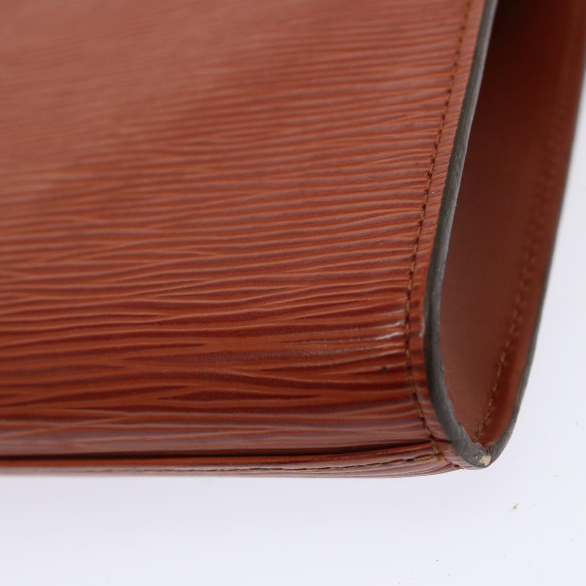 LOUIS VUITTON Epi Art Deco Clutch Bag Brown M52633 LV ep4015
