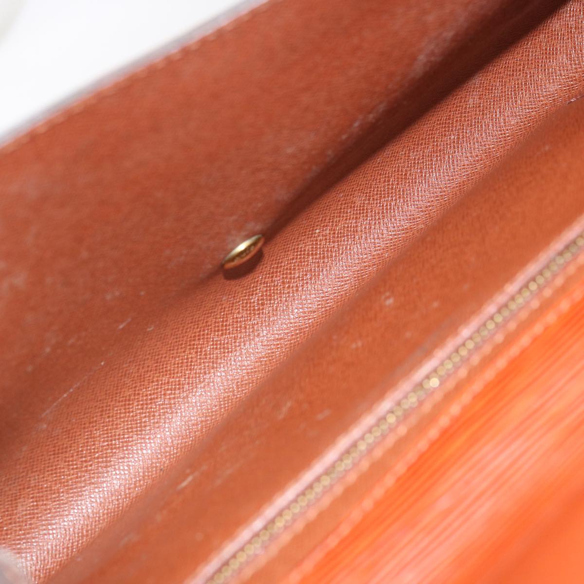 LOUIS VUITTON Epi Art Deco Clutch Bag Brown M52633 LV ep4015