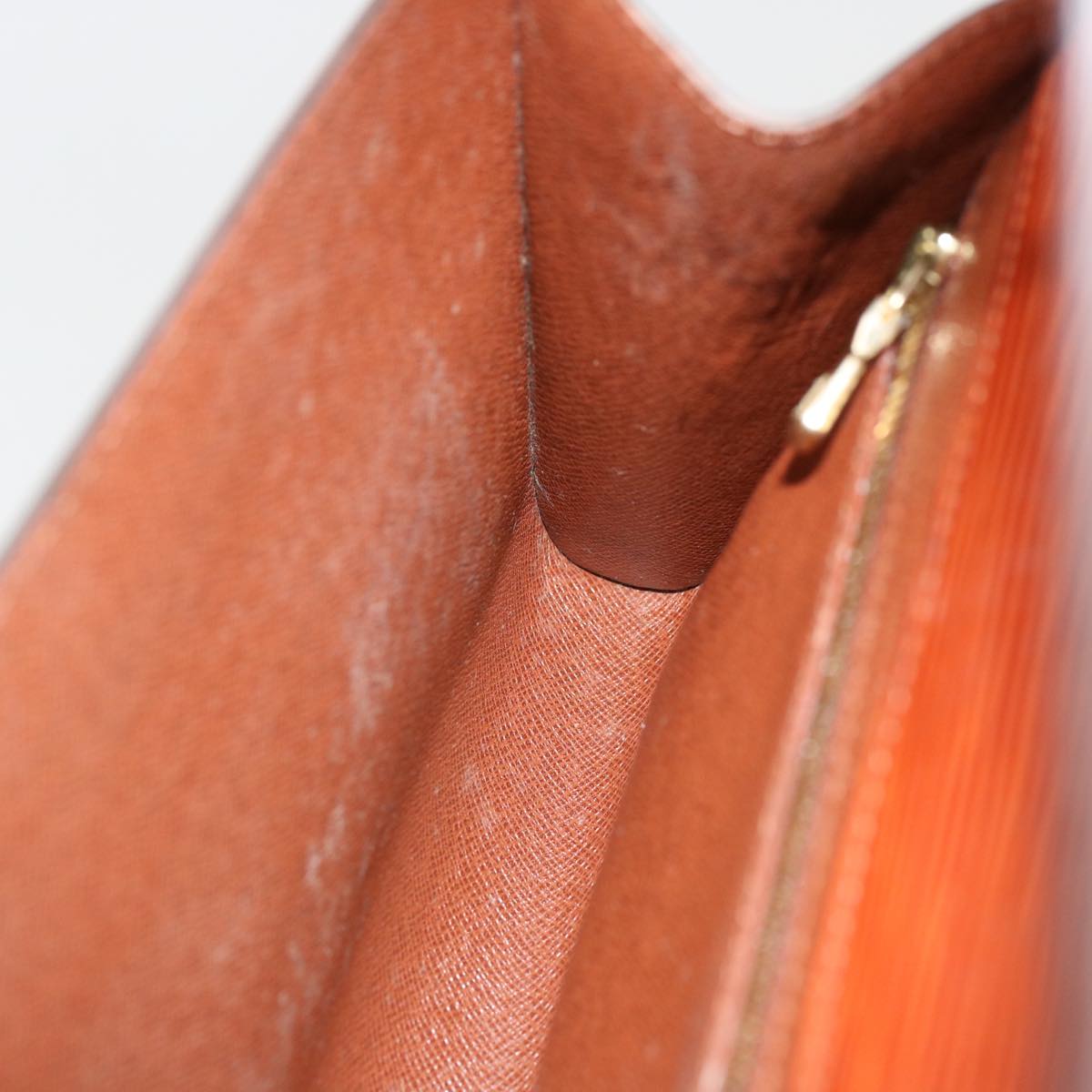 LOUIS VUITTON Epi Art Deco Clutch Bag Brown M52633 LV ep4015