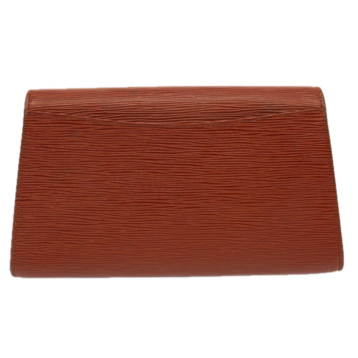 LOUIS VUITTON Epi Art Deco Clutch Bag Brown M52633 LV ep4015