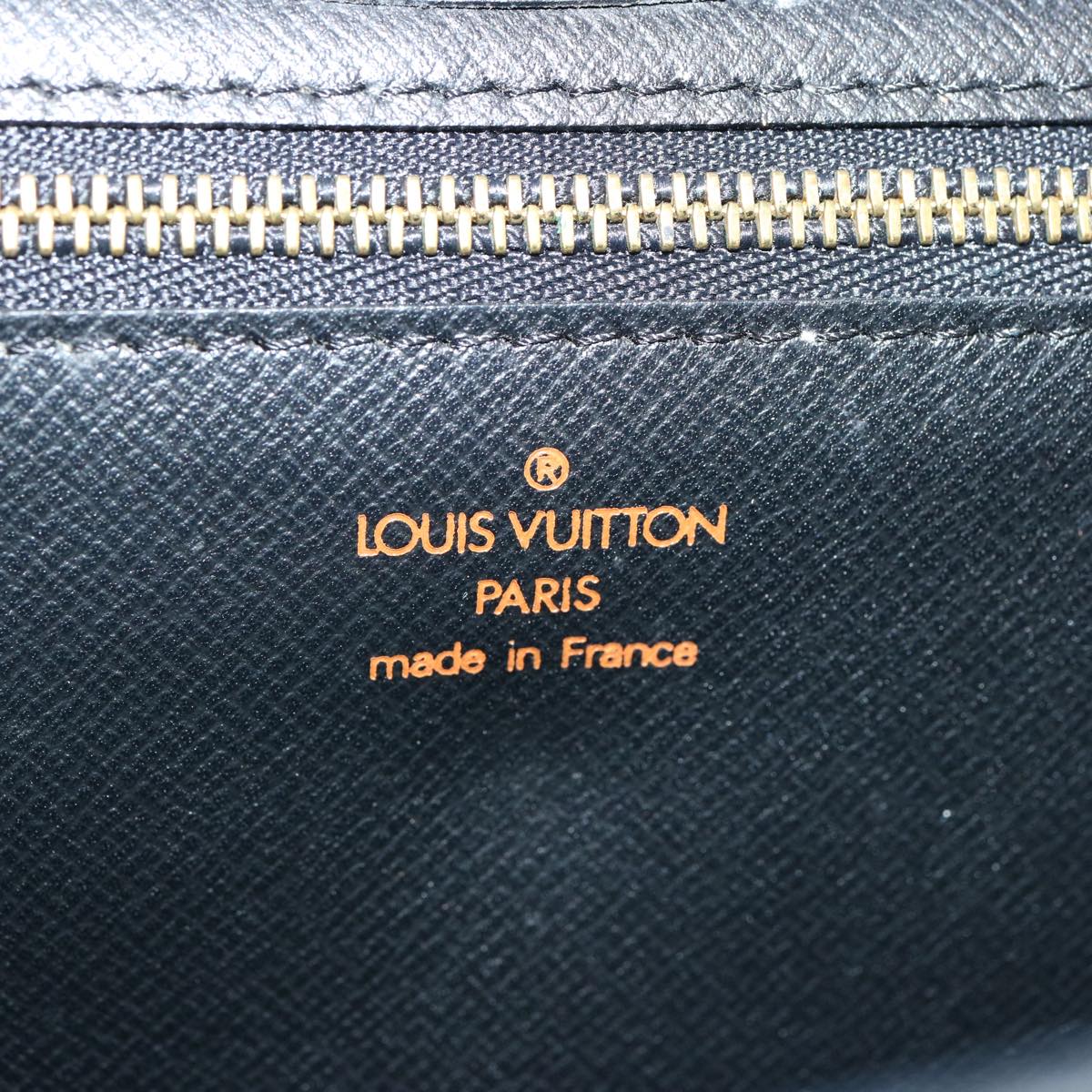 LOUIS VUITTON Epi Montaigne 27 Clutch Bag Blue M52655 LV ep4017