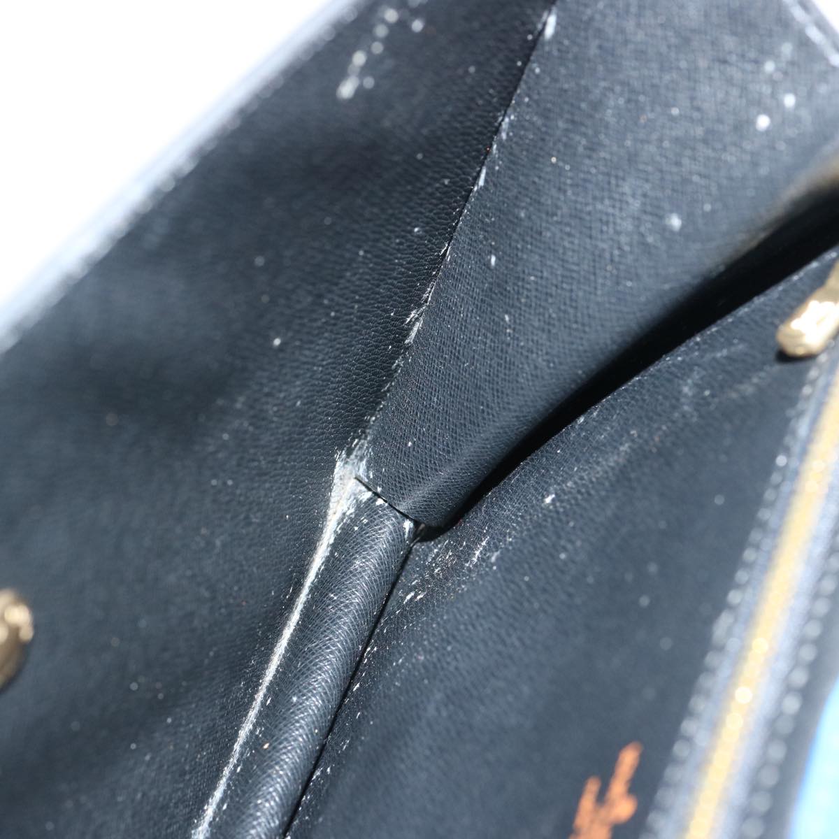 LOUIS VUITTON Epi Montaigne 27 Clutch Bag Blue M52655 LV ep4017