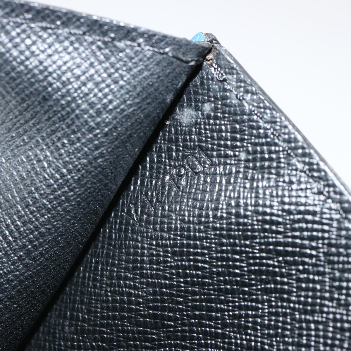 LOUIS VUITTON Epi Montaigne 27 Clutch Bag Blue M52655 LV ep4017