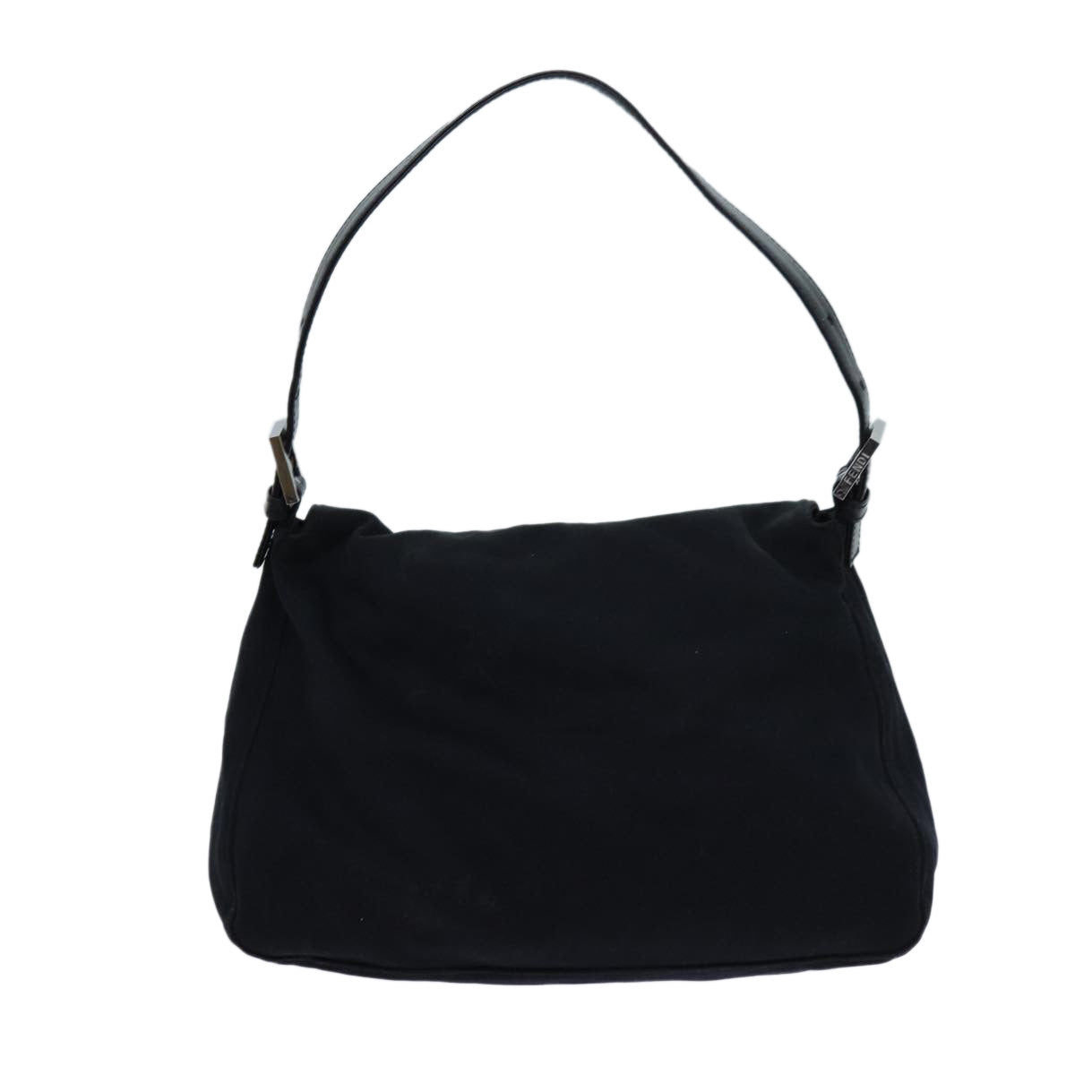 FENDI Mamma Baguette Shoulder Bag Nylon Black 2321 26325 079 ep4022