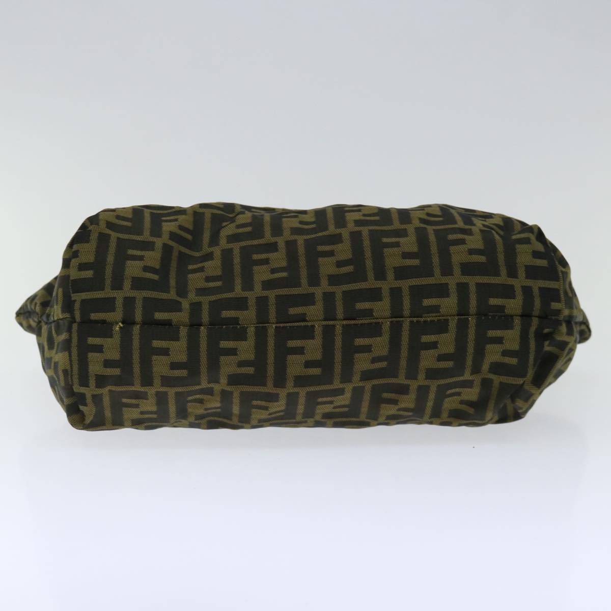 FENDI Zucca Canvas Hand Bag Brown Black ep4023