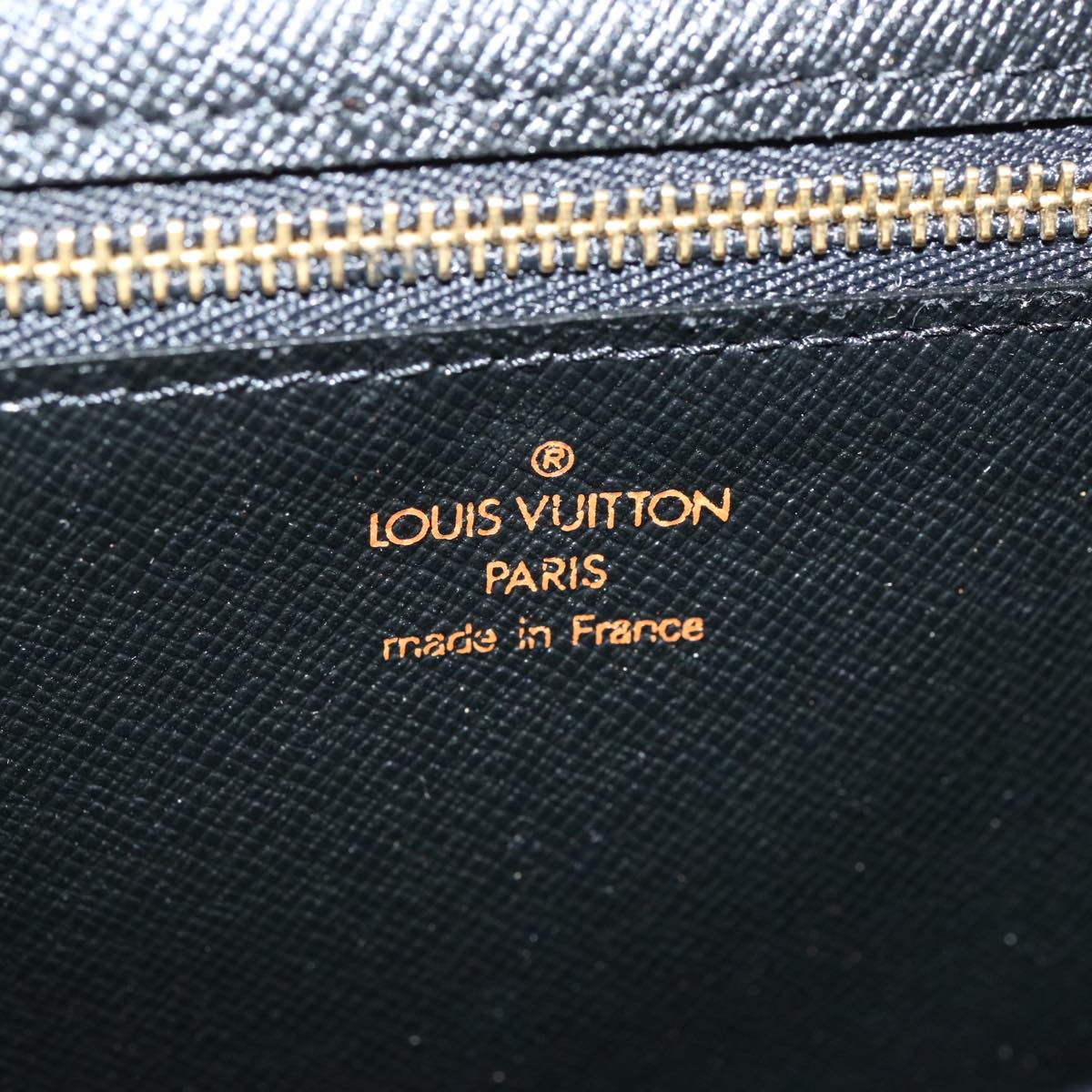 LOUIS VUITTON Epi Montaigne 23 Clutch Bag Black M52662 LV ep4029