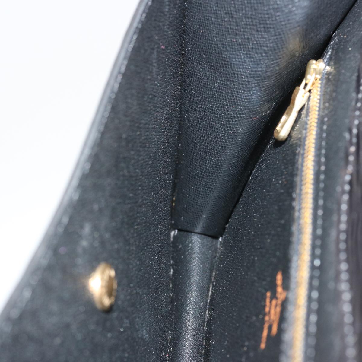 LOUIS VUITTON Epi Montaigne 23 Clutch Bag Black M52662 LV ep4029