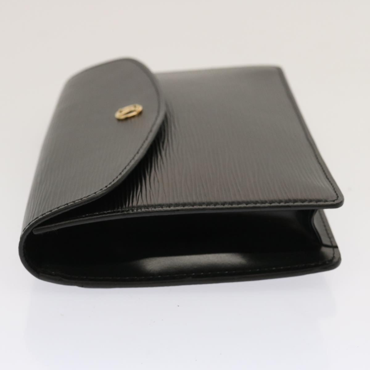 LOUIS VUITTON Epi Montaigne 23 Clutch Bag Black M52662 LV ep4029