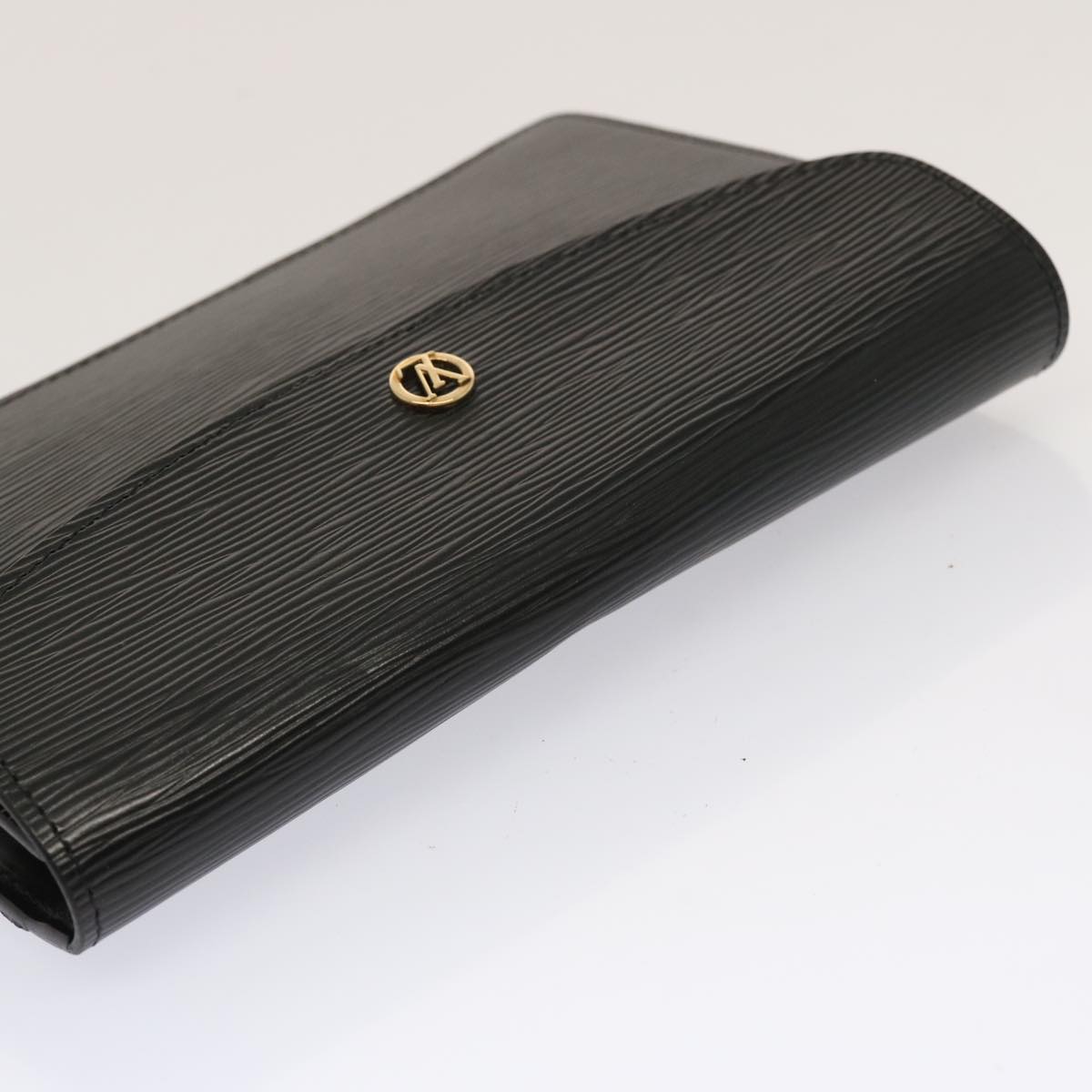 LOUIS VUITTON Epi Montaigne 23 Clutch Bag Black M52662 LV ep4029