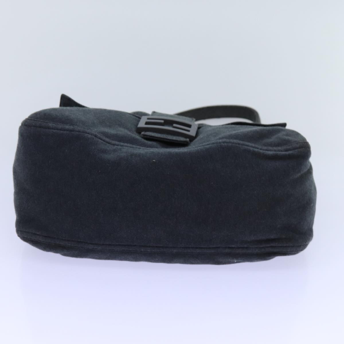 FENDI Mamma Baguette Shoulder Bag Cotton Gray ep4032