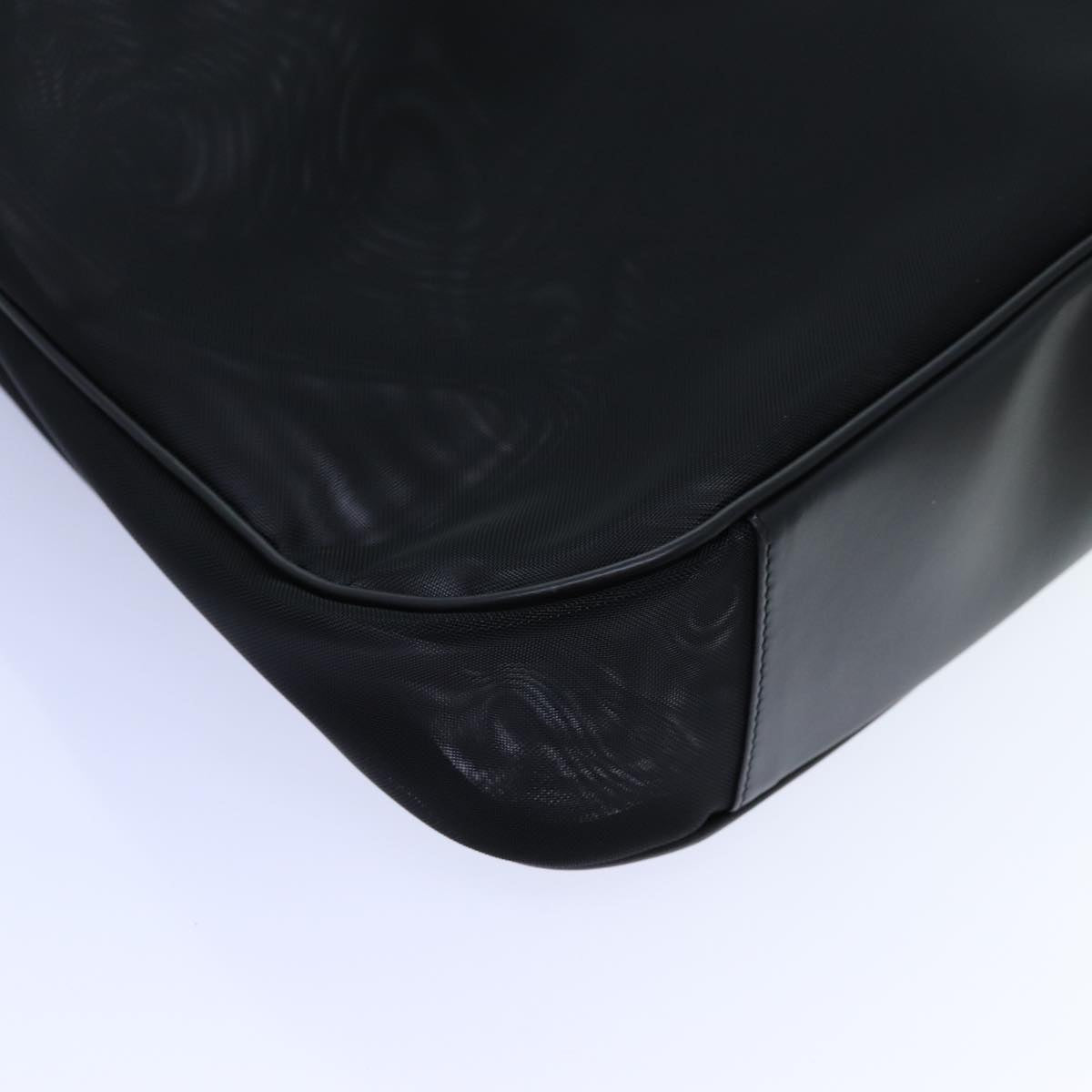 GUCCI Bamboo Hand Bag Nylon Black 001 5577 ep4033
