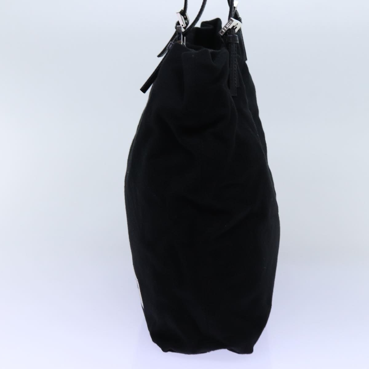 FENDI Tote Bag Wool Black ep4048