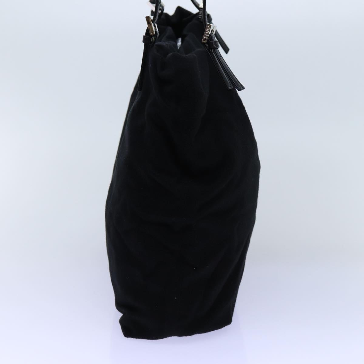 FENDI Tote Bag Wool Black ep4048