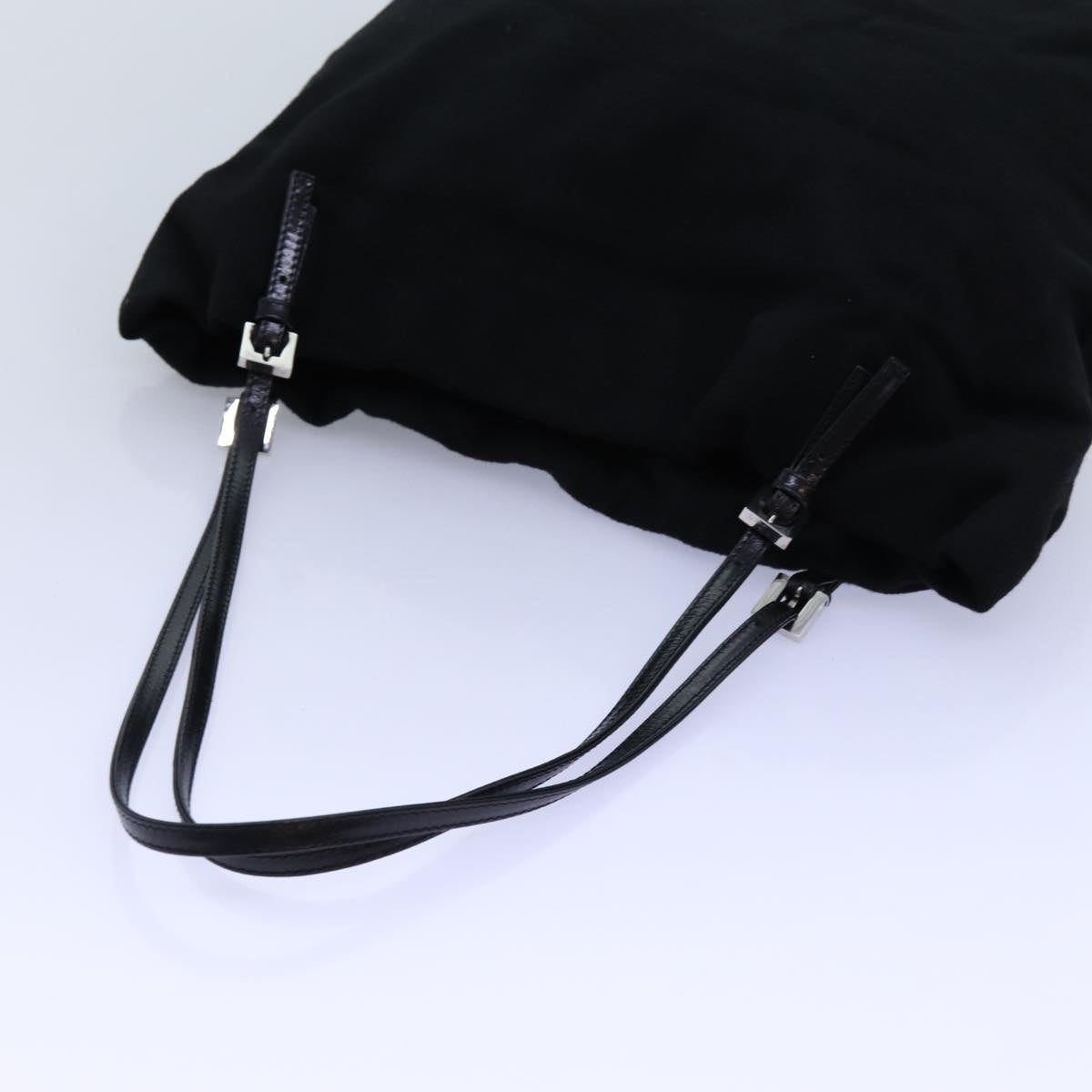 FENDI Tote Bag Wool Black ep4048