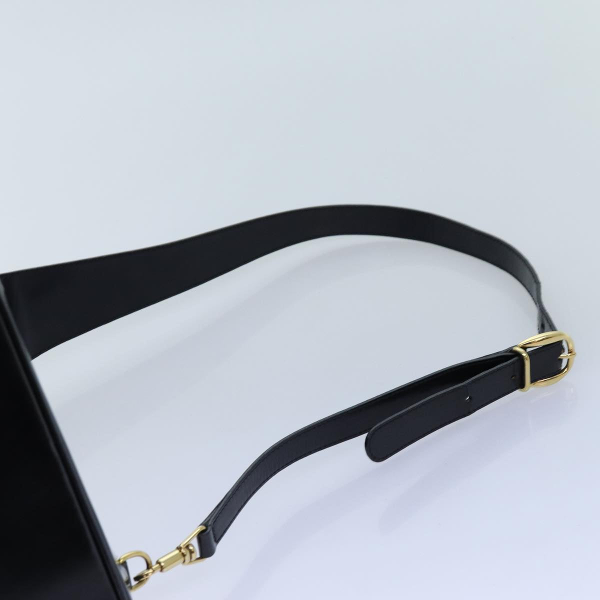 GUCCI Bamboo Body Bag Enamel Black 003 3444 0127 ep4050