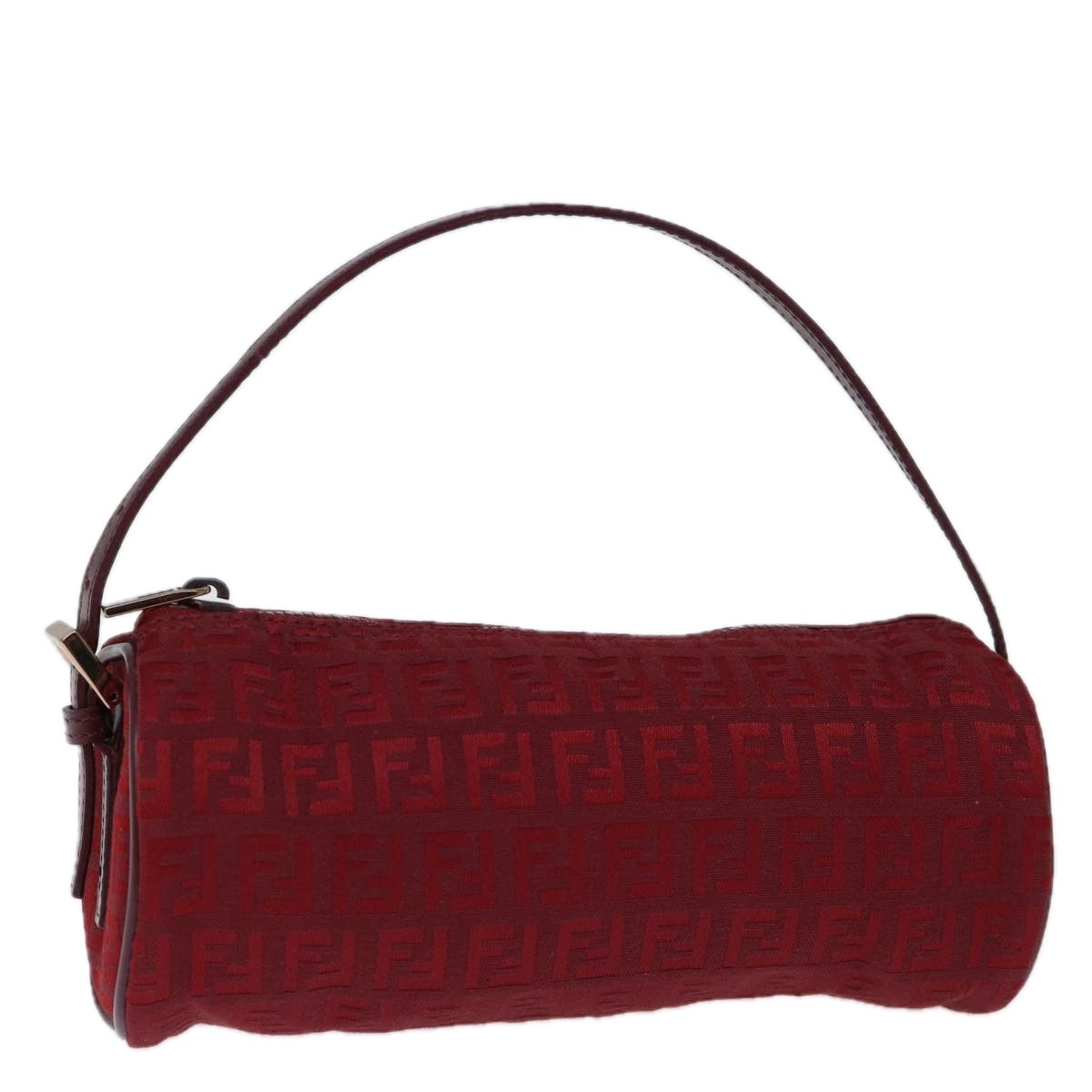FENDI Zucchino Canvas Hand Bag Red ep4059