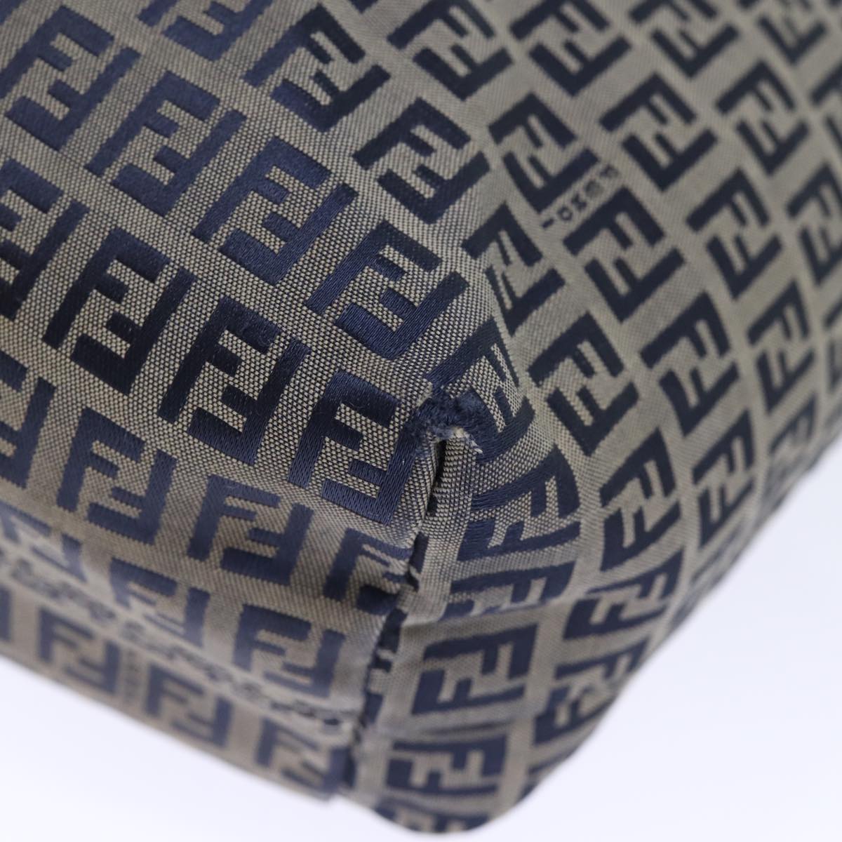FENDI Zucchino Canvas Tote Bag Navy ep4064