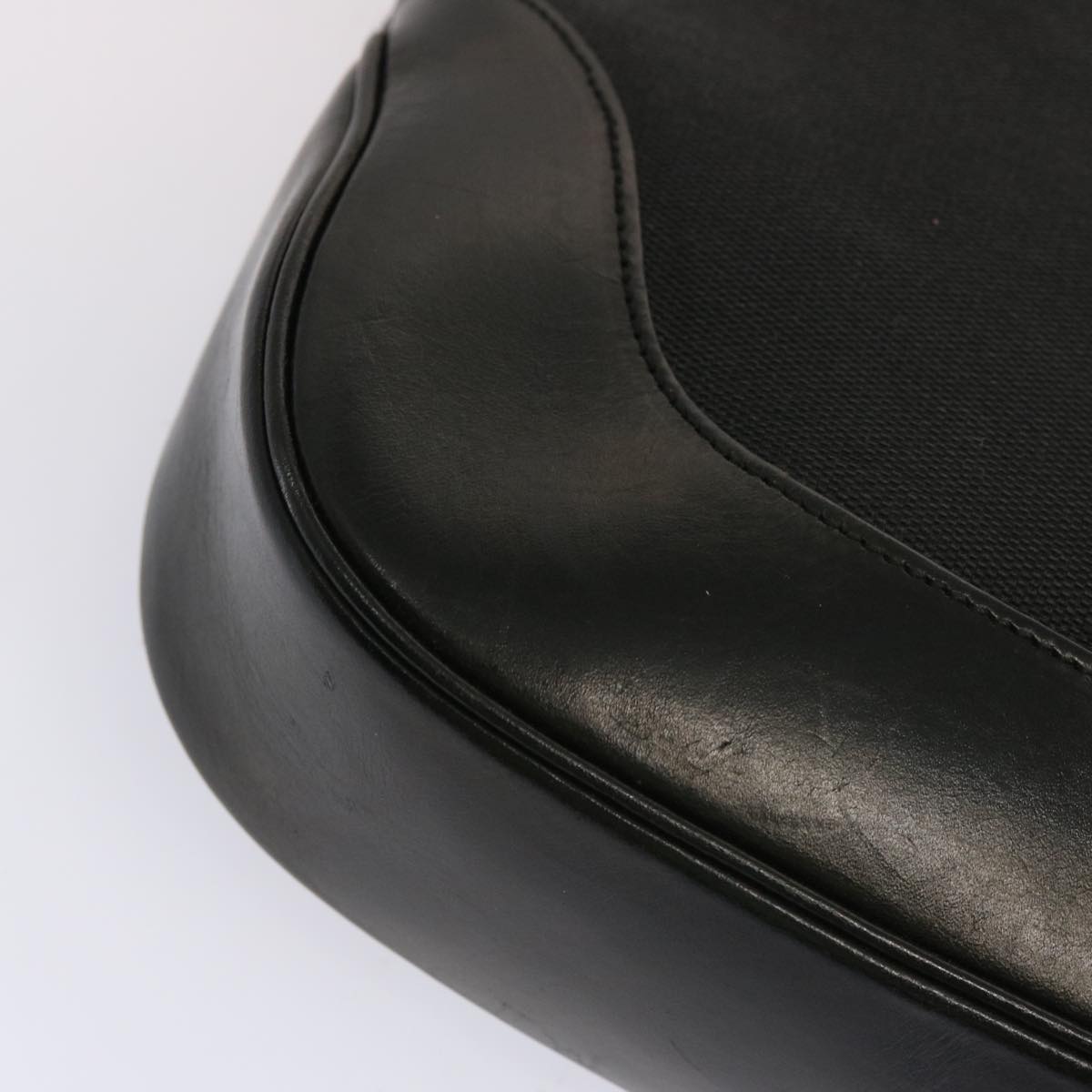 GUCCI Jackie Shoulder Bag Canvas Black 001 3346 3444 ep4070