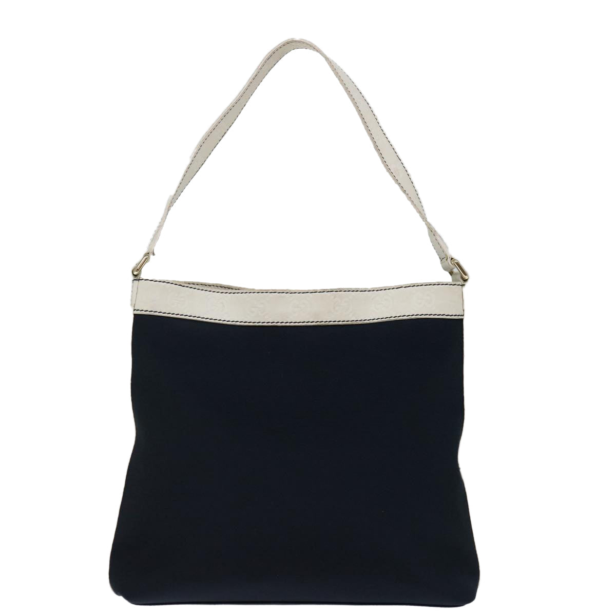 GUCCI Guccissima Shoulder Bag Canvas Outlet Navy ep4072