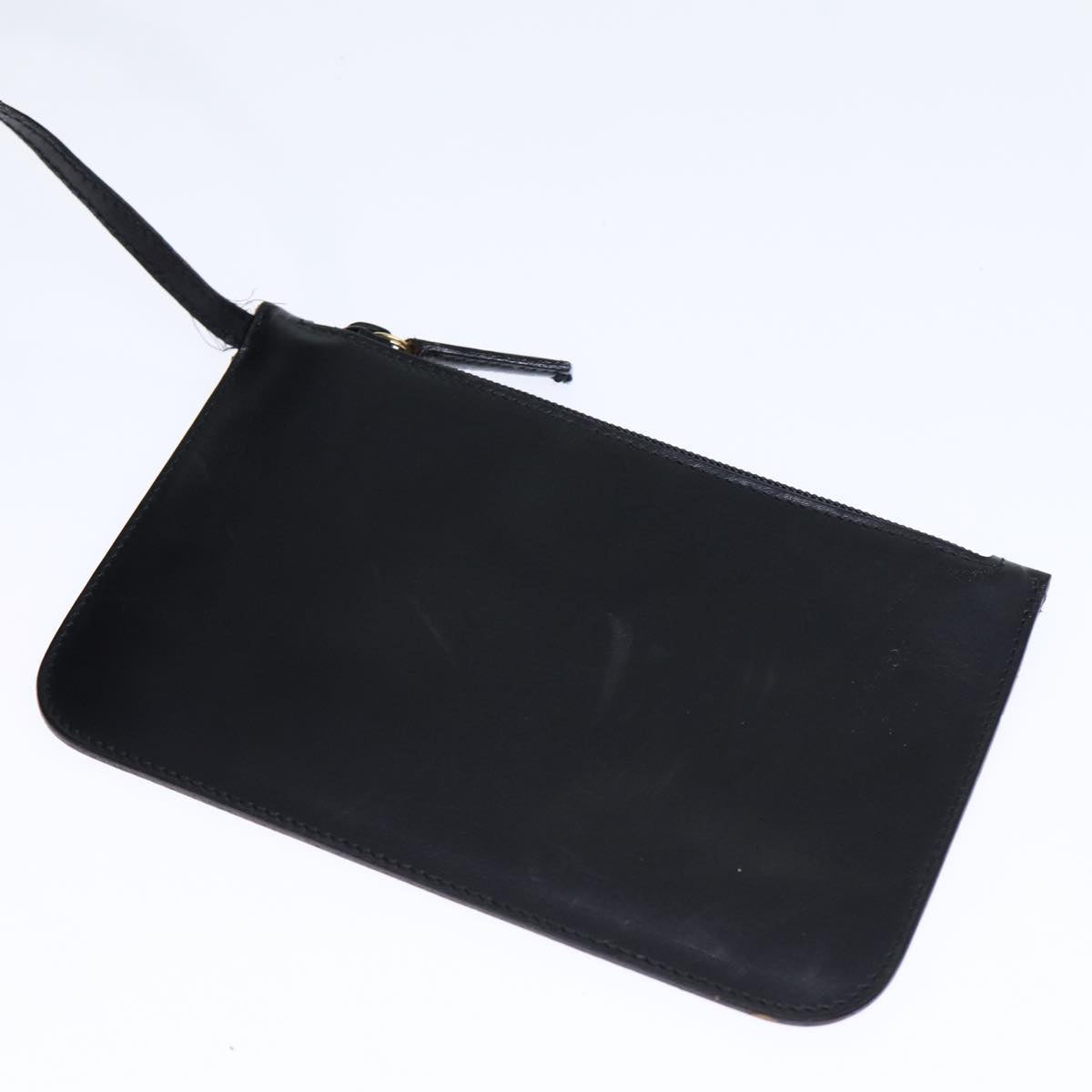 GUCCI Bamboo Shoulder Bag Leather Black 001 2113 1880 ep4100