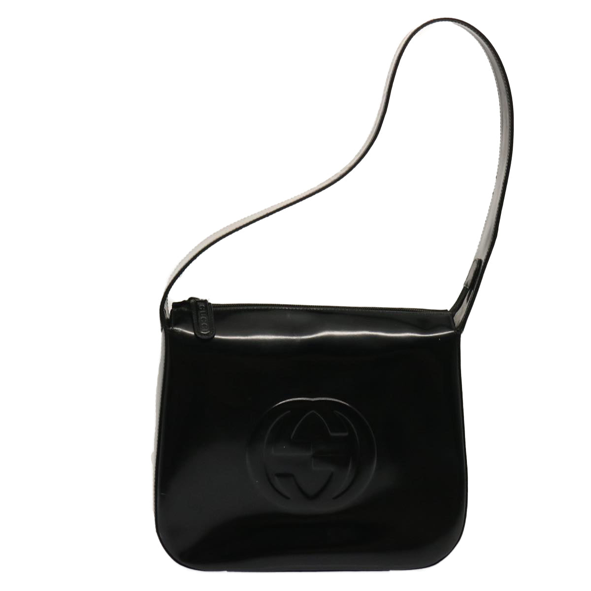 GUCCI Shoulder Bag Patent leather Black 001 1364 1703 ep4128