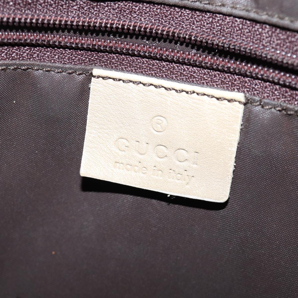 GUCCI Bamboo Hand Bag Leather Beige ep4133